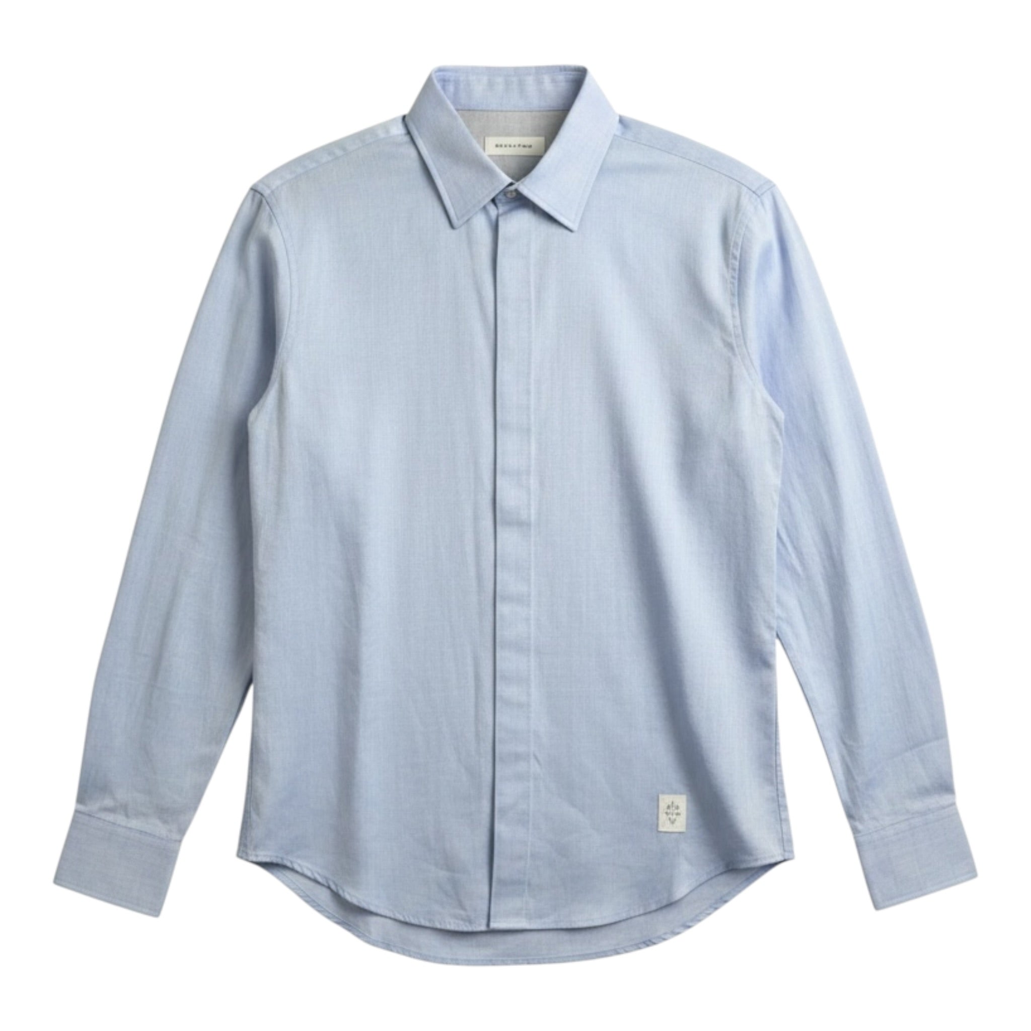 Eleventy Camicia tinta unita Manica Lunga Azzurro per Bambino ET5P20 AZZURRO ELEVENTY 