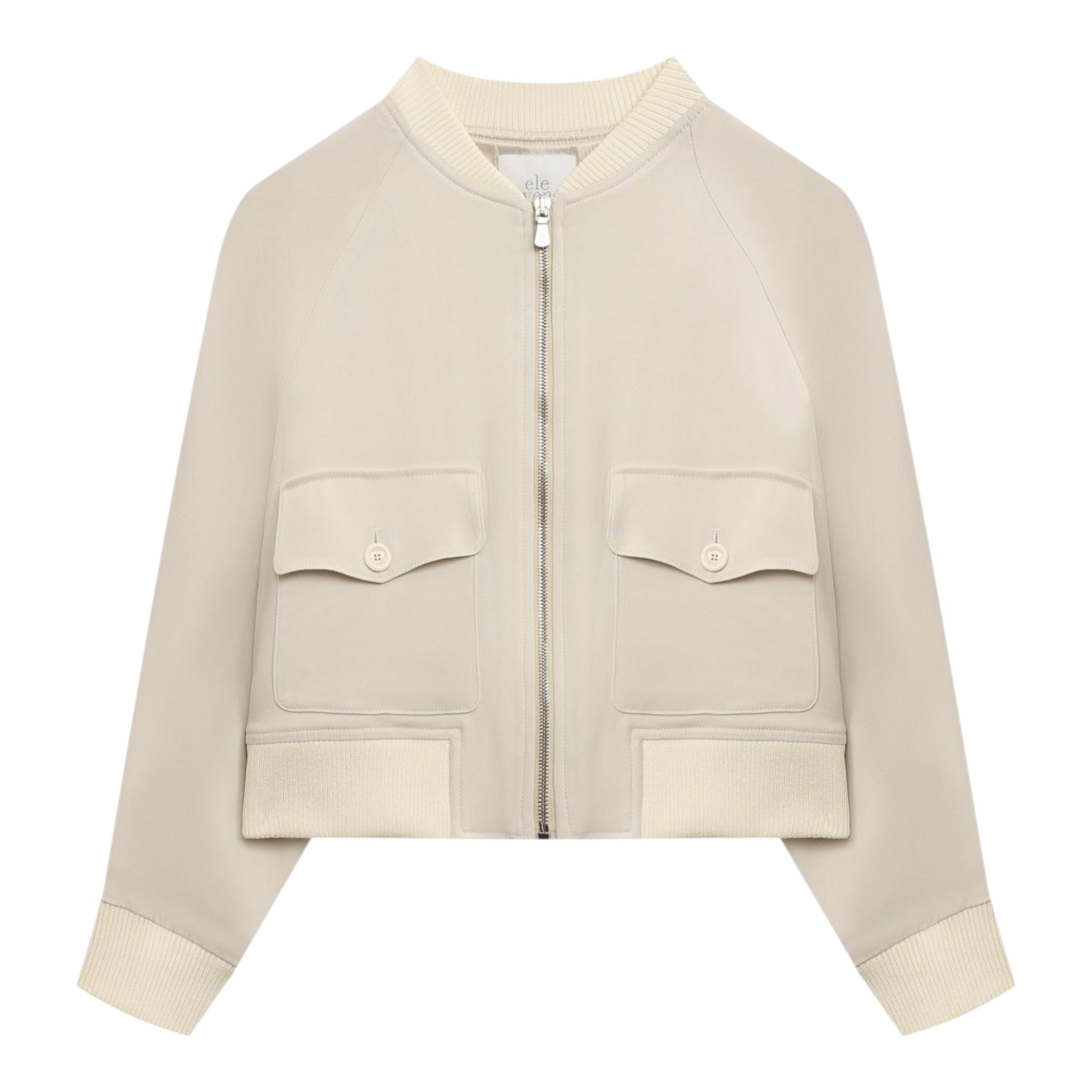 Eleventy Felpa con Zip tinta unita Beige per Bambina EU2A17 BEIGE ELEVENTY 