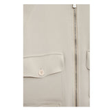 Eleventy Felpa con Zip tinta unita Beige per Bambina EU2A17 BEIGE ELEVENTY 