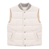 Eleventy Giubbino Modello Smanicato con Bottoni Bianco per Bambino EV2P82 BIANCO ELEVENTY 