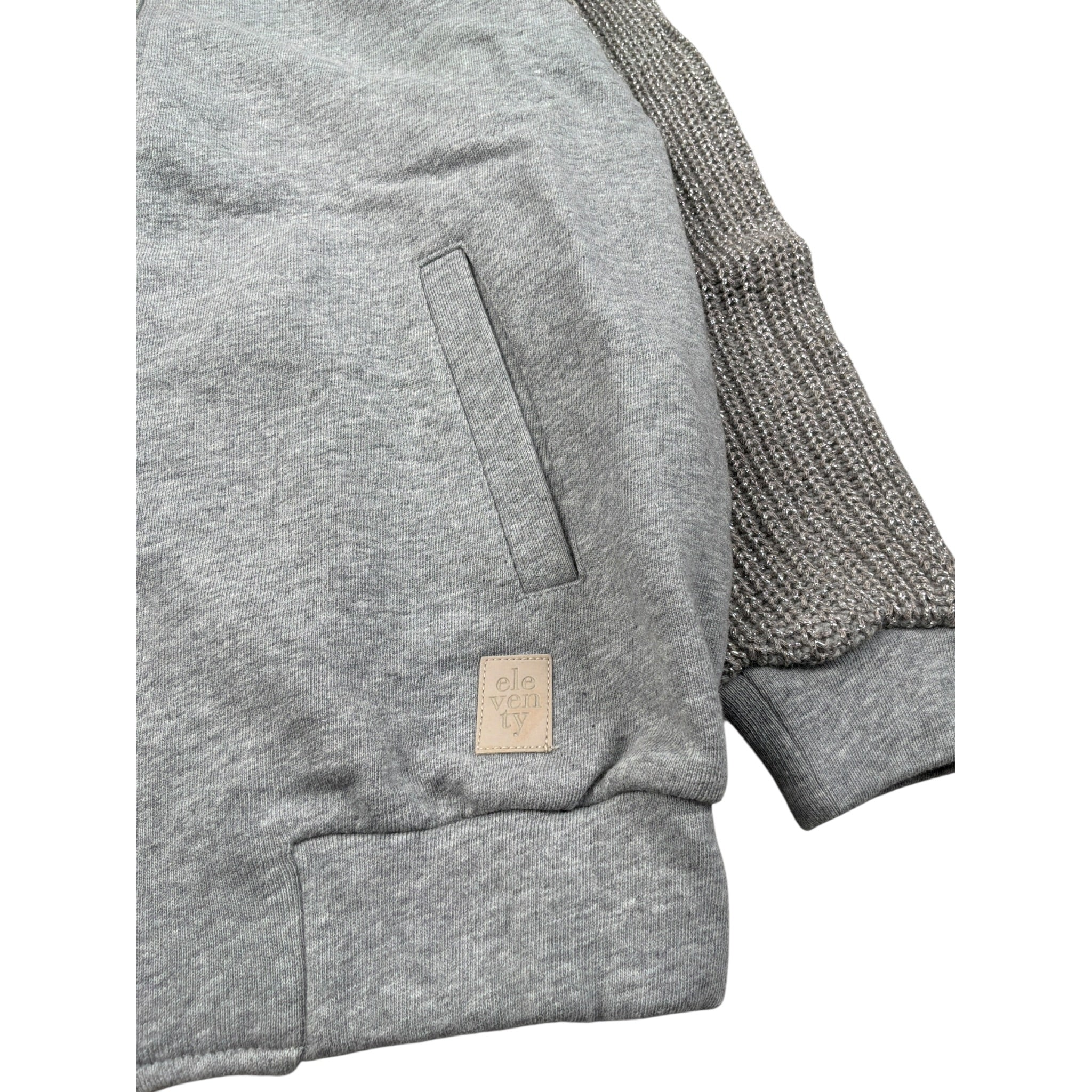 Eleventy Completo 2 Pezzi Felpa-Pantalone tinta unita Grigio per Bambina EV3A20 GRIGIO ELEVENTY 