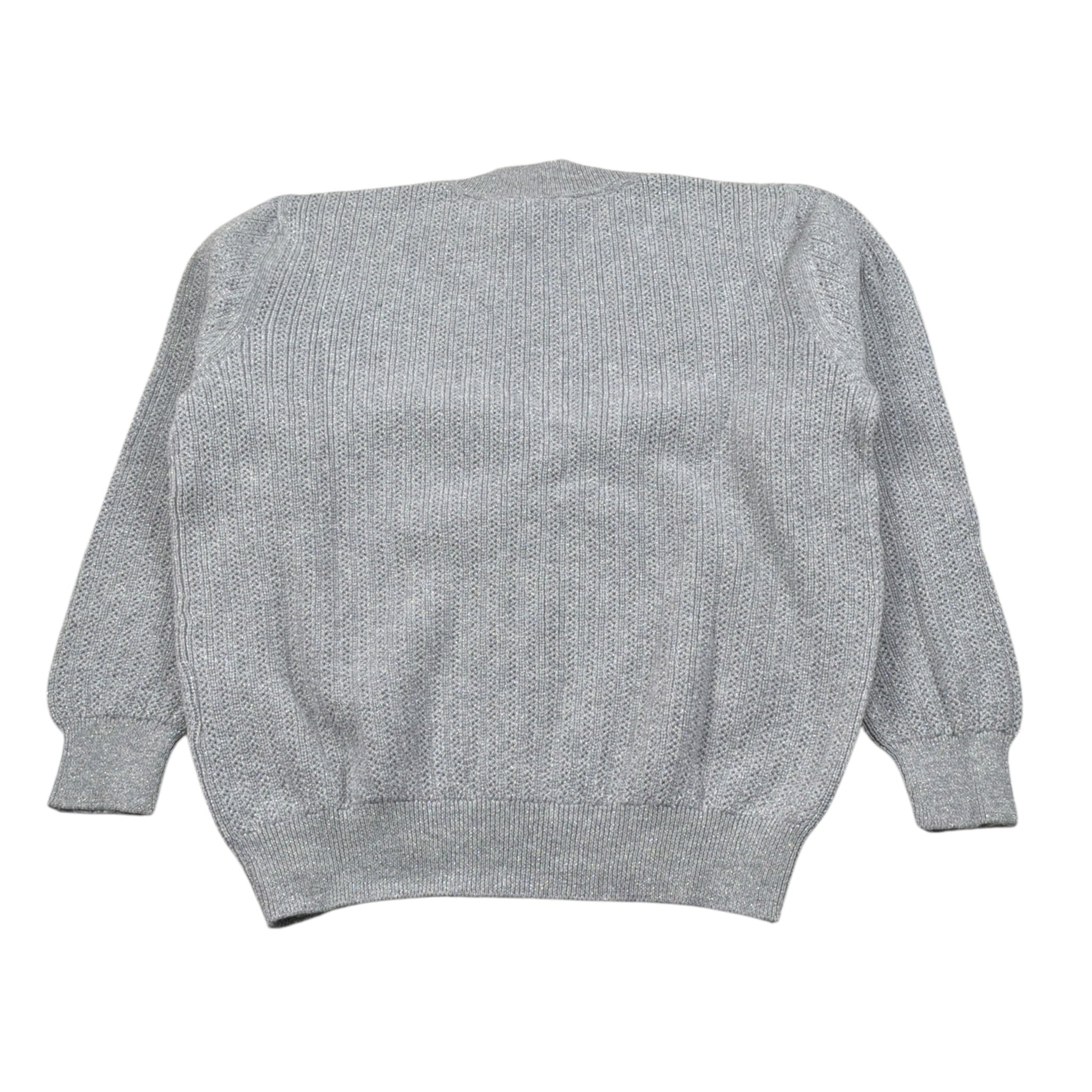 Eleventy Cardigan tinta unita Grigio per Bambina EV9A30 GRIGIO ELEVENTY 