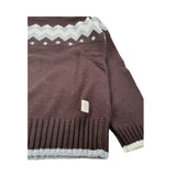 Eleventy Maglia Collo Alto tinta unita Marrone per Bambino EV9P50 MARRONE ELEVENTY 