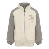 Eleventy Felpa Modello Teddy Bicolore con Zip Grigio/Panna per Bambino EX2P27 GRIGIO/PANNA ELEVENTY 