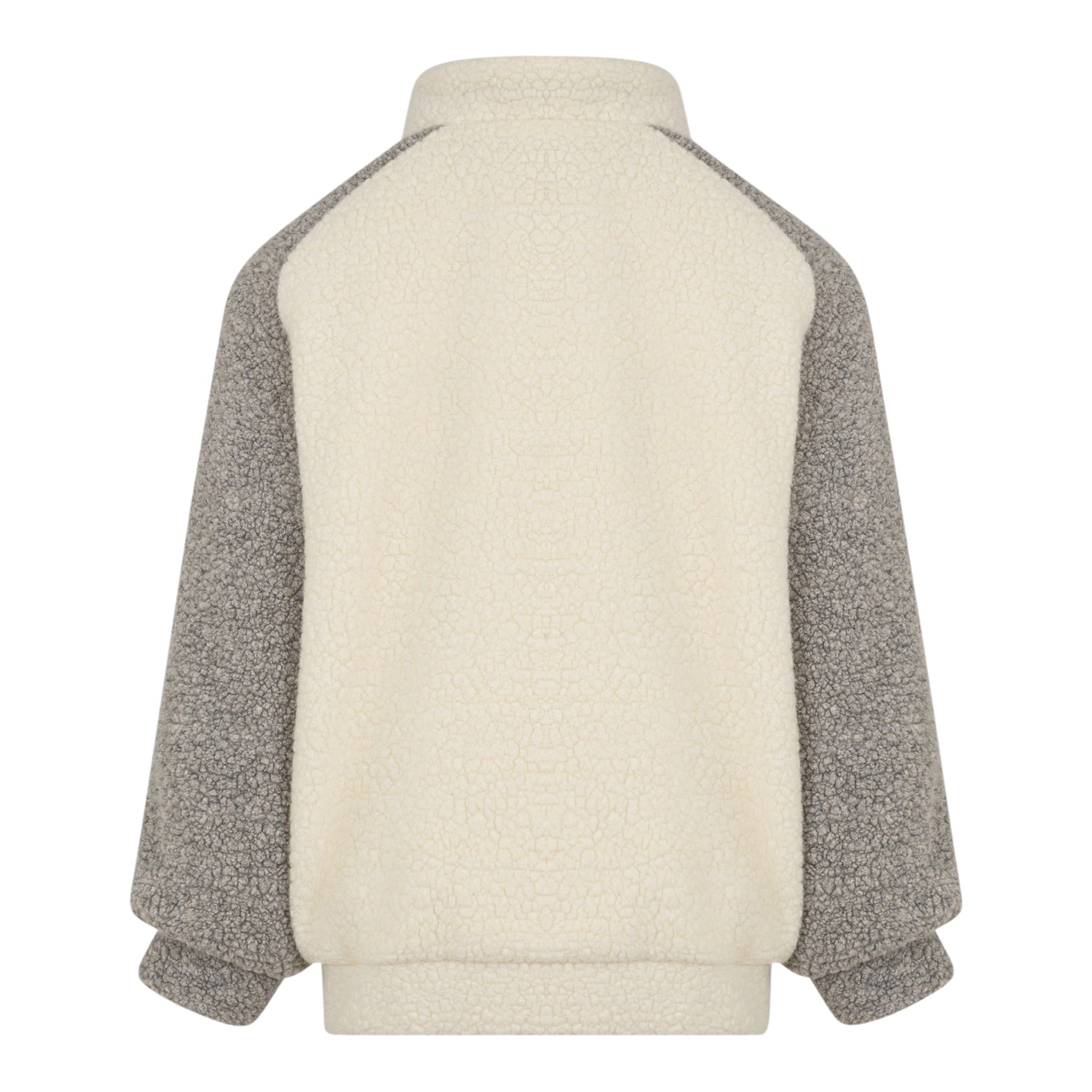 Eleventy Felpa Modello Teddy Bicolore con Zip Grigio/Panna per Bambino EX2P27 GRIGIO/PANNA ELEVENTY 
