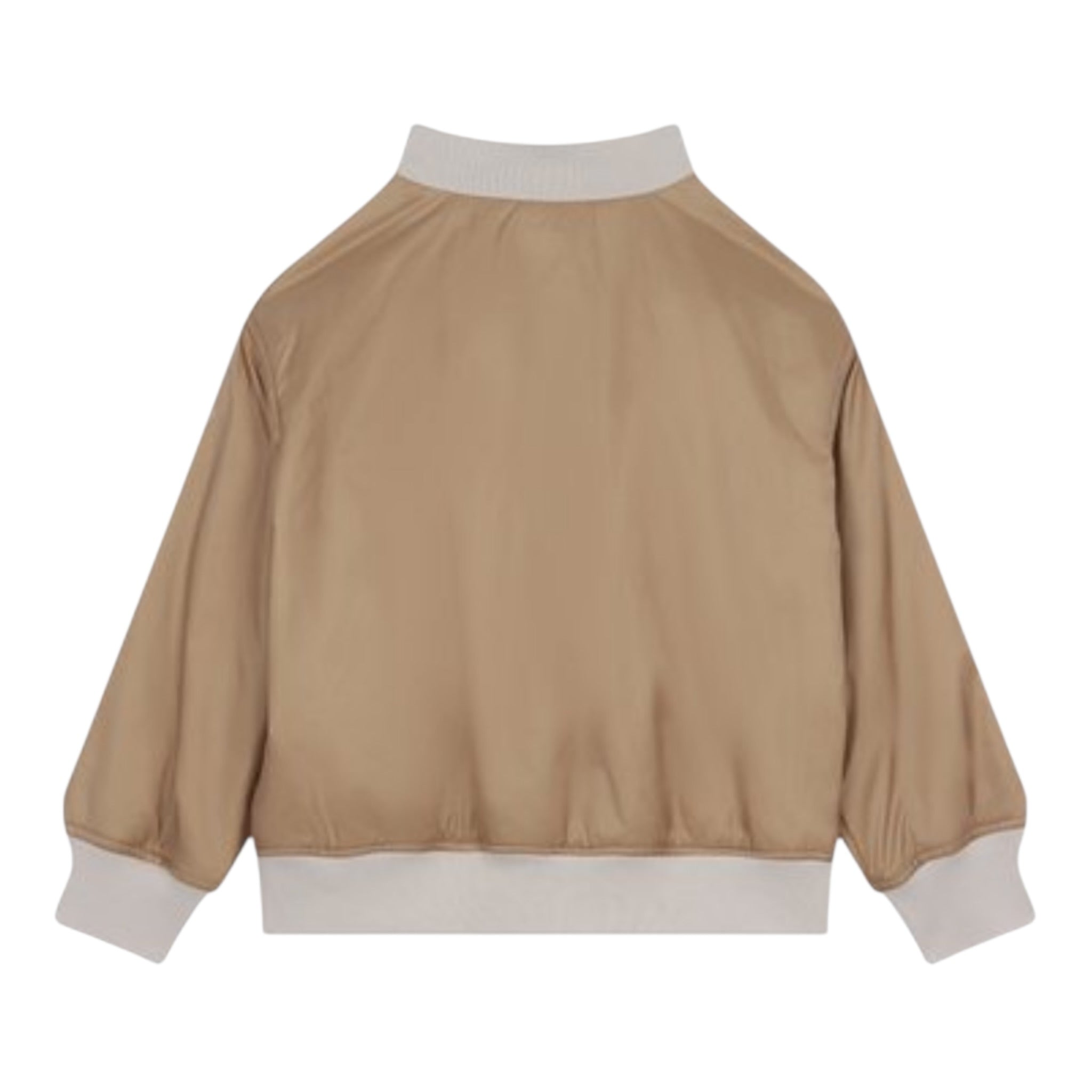 Eleventy Giubbino tinta unita In Camoscio con Zip Cammello per Bambino EX2P67 CAMMELLO ELEVENTY 