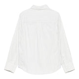 Eleventy Camicia tinta unita con Fantasia A Righe Bianco per Bambina EX5P00 BIANCO ELEVENTY 