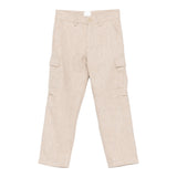 Eleventy Pantalone tinta unita con Microfantasia Beige per Bambino EX6P40I0285 BEIGE ELEVENTY 
