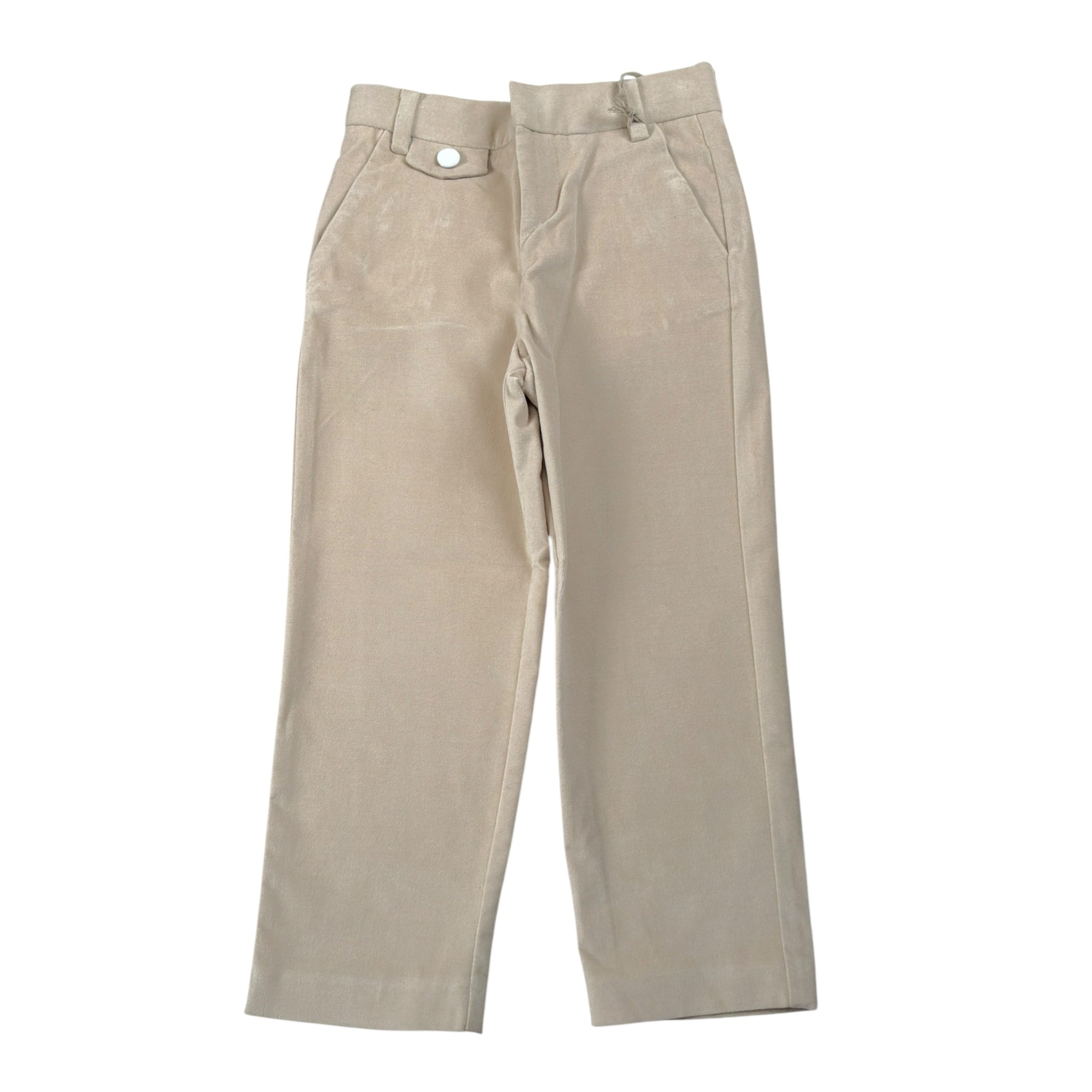 Eleventy Pantalone tinta unita In Velluto Beige per Bambino EX6Q40 BEIGE ELEVENTY 