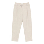 Eleventy Pantalone tinta unita con Microfantasia Beige per Bambino EX6Q50J0522 BEIGE ELEVENTY 