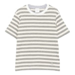 Eleventy T-Shirt tinta unita con Fantasia A Righe Panna per Bambina EX8P01 PANNA ELEVENTY 