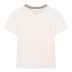 Eleventy T-Shirt Bicolore con Stampa Bianco per Bambino EX8P31XXX BIANCO ELEVENTY 