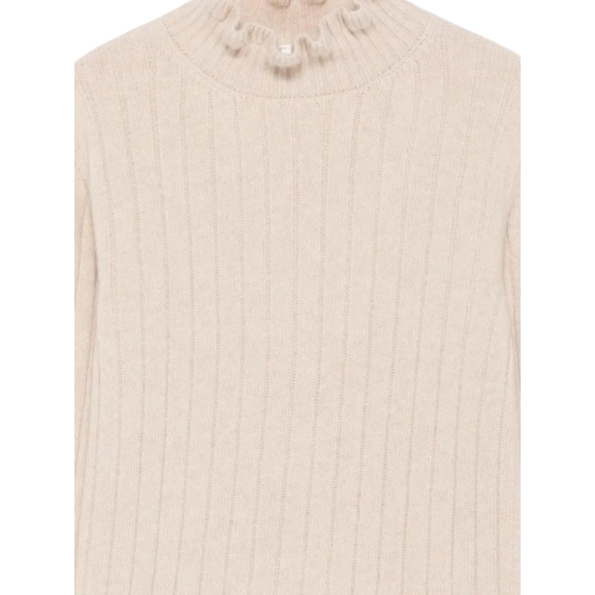 Eleventy Maglia Mezzo Collo tinta unita Beige per Bambina EX9A00 BEIGE ELEVENTY 