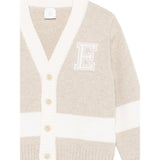 Eleventy Cardigan tinta unita Scollo A V Beige per Bambino EX9P60X BEIGE ELEVENTY 