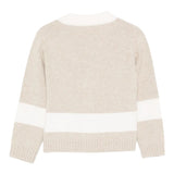 Eleventy Cardigan tinta unita Scollo A V Beige per Bambino EX9P60XX BEIGE ELEVENTY 