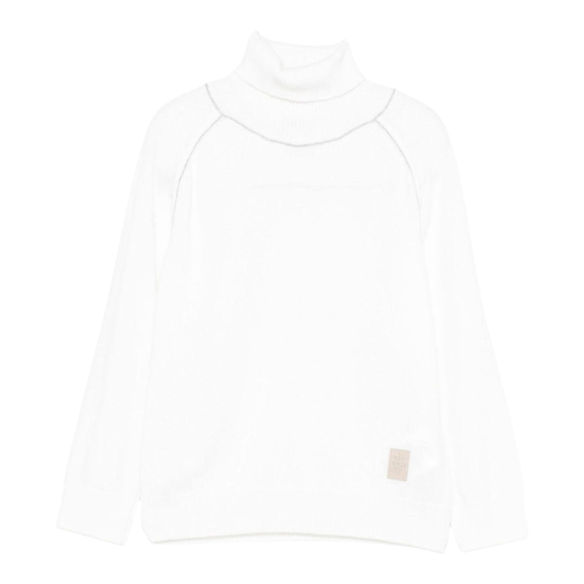 Eleventy Maglia Collo Alto tinta unita Panna per Bambino EX9P70X PANNA ELEVENTY 