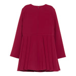 Elisabetta Franchi Abito Manica Lunga tinta unita Bordeaux per Bambina EFAB629XX BORDEAUX ELISABETTA FRANCHI 