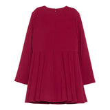 Elisabetta Franchi Abito Manica Lunga tinta unita Bordeaux per Bambina EFAB629XX BORDEAUX ELISABETTA FRANCHI 