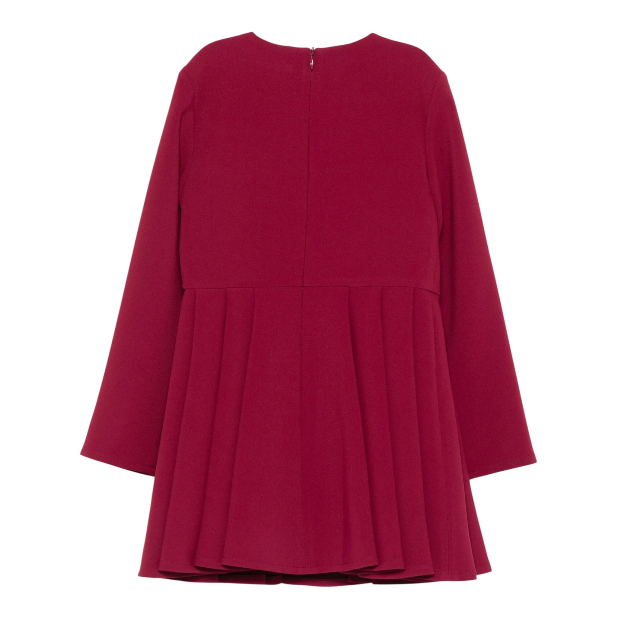 Elisabetta Franchi Abito Manica Lunga tinta unita Bordeaux per Bambina EFAB629XX BORDEAUX ELISABETTA FRANCHI 