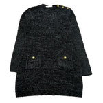 Elisabetta Franchi Abito Manica Lunga Tinta Nita Nero per Bambina EFAB640X NERO ELISABETTA FRANCHI 