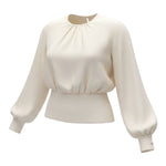 Elisabetta Franchi Camicia tinta unita Cipria per Bambina EFCA271 CIPRIA ELISABETTA FRANCHI 