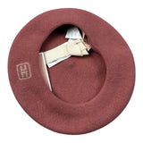 Elisabetta Franchi Cappello tinta unita con Logo Rosa per Bambina EFCP028 ROSA ELISABETTA FRANCHI 