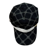 Elisabetta Franchi Cappello tinta unita con Visiera E Stampa Nero per Bambina EFCP26 NERO ELISABETTA FRANCHI 