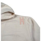 Elisabetta Franchi Felpa con Zip E Cappuccio tinta unita Panna per Bambina EFFE153 PANNA ELISABETTA FRANCHI 