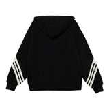 Elisabetta Franchi Felpa con Mezza Zip E Cappuccio tinta unita Nero per Bambina EFFE154 NERO ELISABETTA FRANCHI 