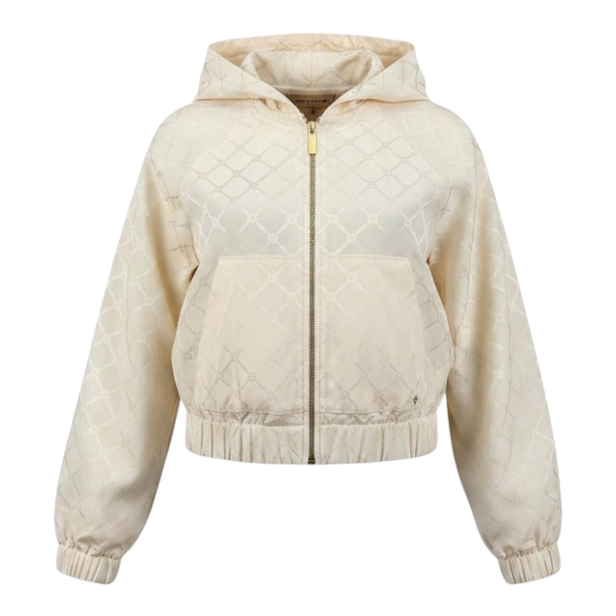 Elisabetta Franchi Felpa tinta unita Logata con Cappuccio E Zip Cipria per Bambina EFGB134 CIPRIA ELISABETTA FRANCHI 