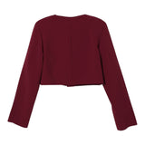 Elisabetta Franchi Giacca tinta unita con Bottoni In Contrasto Bordeaux per Bambina EFGC071 BORDEAUX ELISABETTA FRANCHI 
