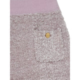 Elisabetta Franchi Gonna tinta unita con Elastico In Vita Rosa per Bambina EFGO195XX ROSA ELISABETTA FRANCHI 