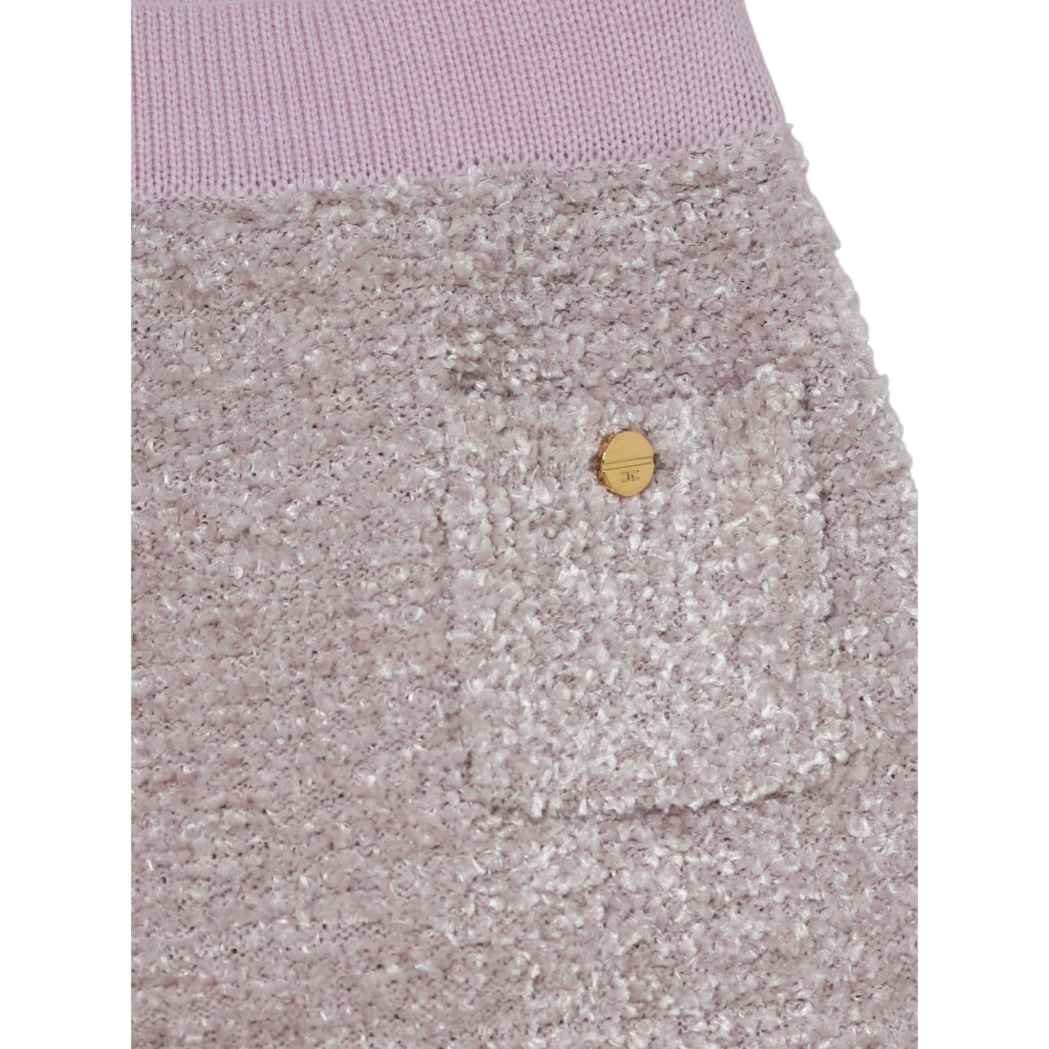 Elisabetta Franchi Gonna tinta unita con Elastico In Vita Rosa per Bambina EFGO195XX ROSA ELISABETTA FRANCHI 
