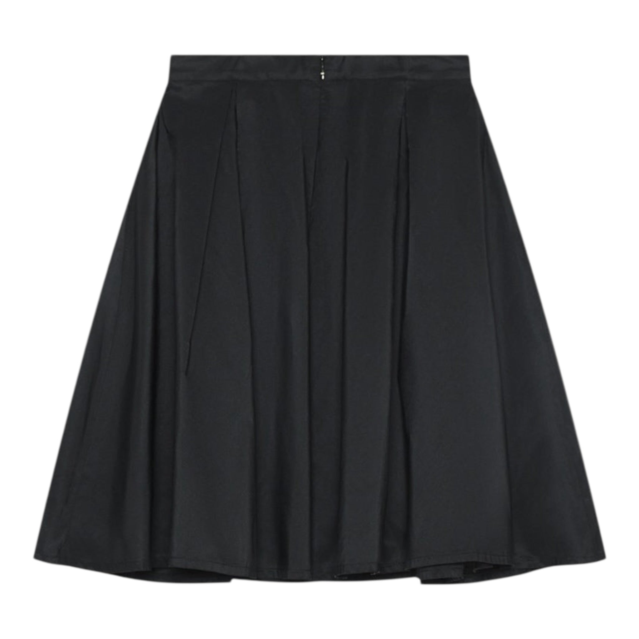 Elisabetta Franchi Gonna tinta unita con Logo Brillantinato Nero per Bambina EFGO198X NERO ELISABETTA FRANCHI 