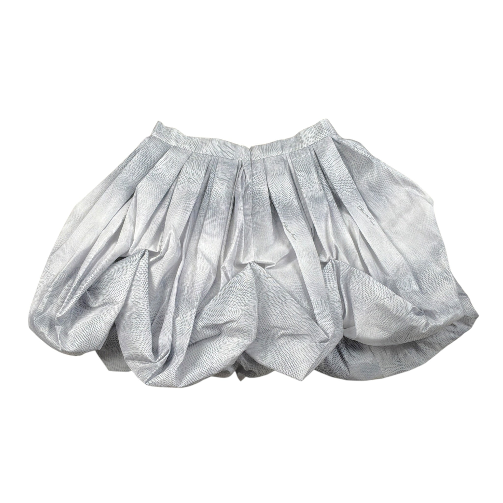 Elisabetta Franchi Gonna tinta unita con Logo Blu per Bambina EFGO199 BLU ELISABETTA FRANCHI 