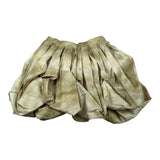 Elisabetta Franchi Gonna tinta unita con Logo Verde per Bambina EFGO199 VERDE ELISABETTA FRANCHI 