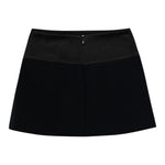 Elisabetta Franchi Gonna tinta unita con Tascone Nero per Bambina EFGO200XXX NERO ELISABETTA FRANCHI 