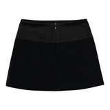 Elisabetta Franchi Gonna tinta unita con Tascone Nero per Bambina EFGO200XXX NERO ELISABETTA FRANCHI 