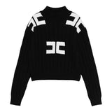 Elisabetta Franchi Maglia Mezzo Collo tinta unita Nero per Bambina EFMA171 NERO ELISABETTA FRANCHI 