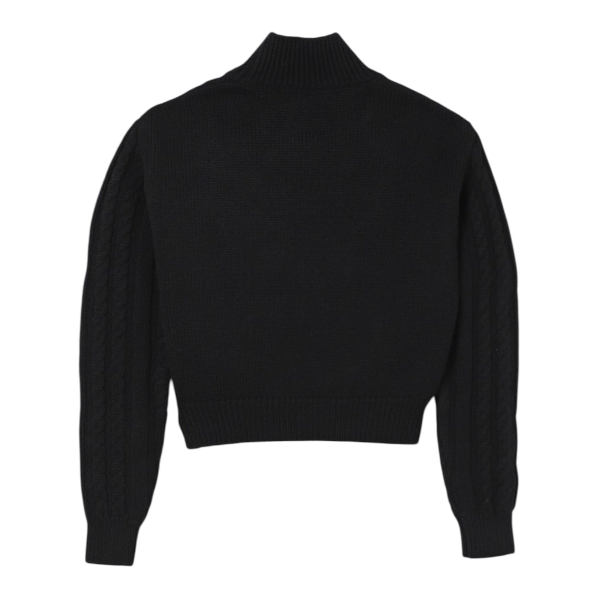 Elisabetta Franchi Maglia Mezzo Collo tinta unita Nero per Bambina EFMA171XXX NERO ELISABETTA FRANCHI 