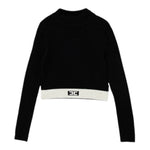 Elisabetta Franchi Maglia Mezzo Collo tinta unita Nero per Bambina EFMA173XX NERO ELISABETTA FRANCHI 