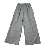 Elisabetta Franchi Pantalone A Palazzo tinta unita Grigio per Bambina EFPA248 GRIGIO ELISABETTA FRANCHI 