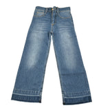 Elisabetta Franchi Jeans tinta unita con 5 Tasche Azzurro per Bambina EFPA290X AZZURRO ELISABETTA FRANCHI 