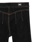 Elisabetta Franchi Jeans tinta unita Modello Zampa Blu per Bambina EFPA291 BLU ELISABETTA FRANCHI 