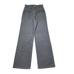 Elisabetta Franchi Jeans tinta unita Modello Palazzo Grigio per Bambina EFPA2922 GRIGIO ELISABETTA FRANCHI 