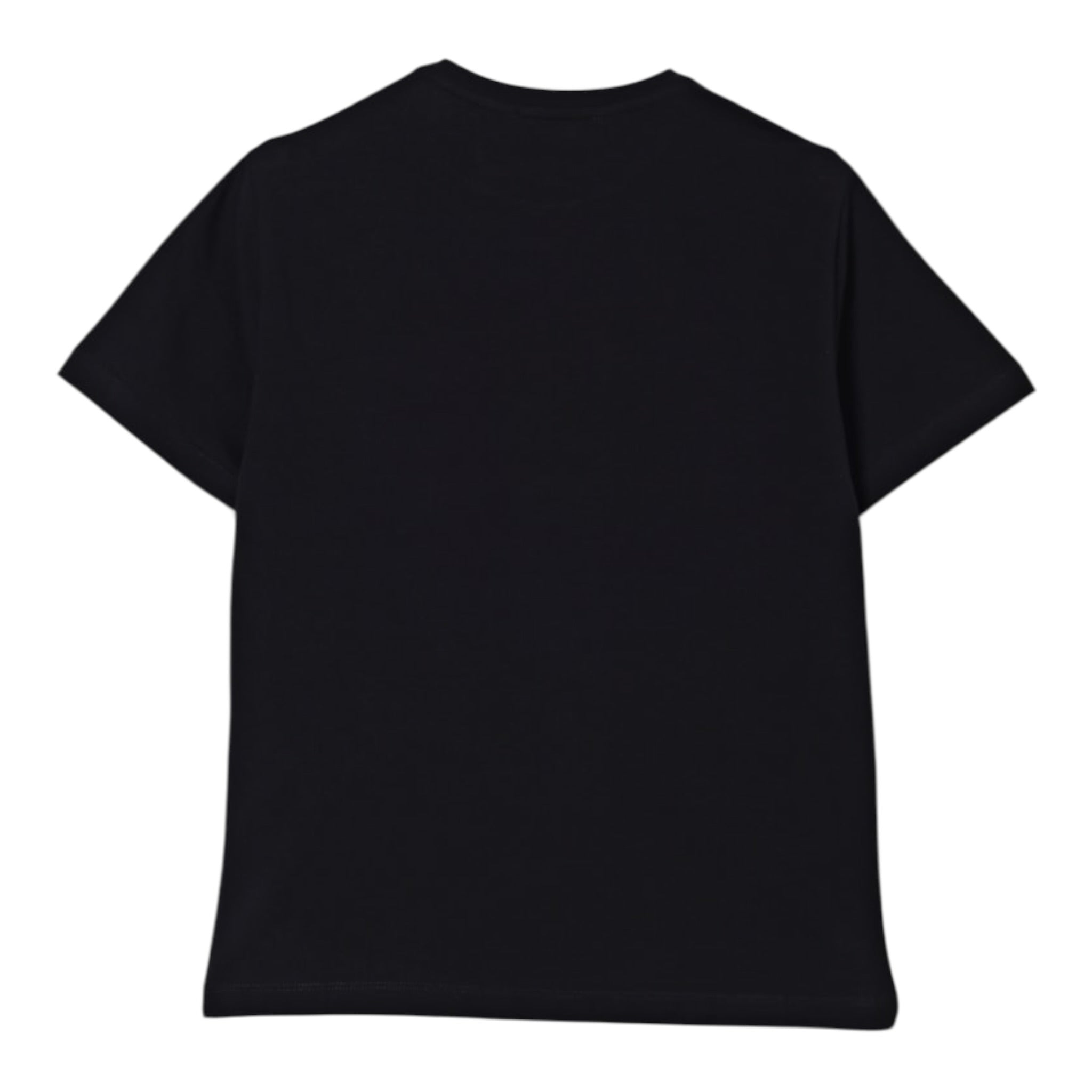 Elisabetta Franchi T-Shirt Girocollo tinta unita con Logo Nero per Bambina EFTS242X NERO ELISABETTA FRANCHI 