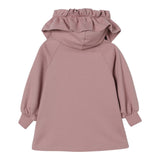 Elisabetta Franchi Abito Manica Lunga tinta unita con Cappuccio Rosa per Neonata EGAB212 ROSA ELISABETTA FRANCHI 