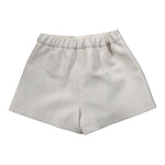 Elisabetta Franchi Short tinta unita con Elastico In Vita Panna per Bambina EGBE025X PANNA ELISABETTA FRANCHI 