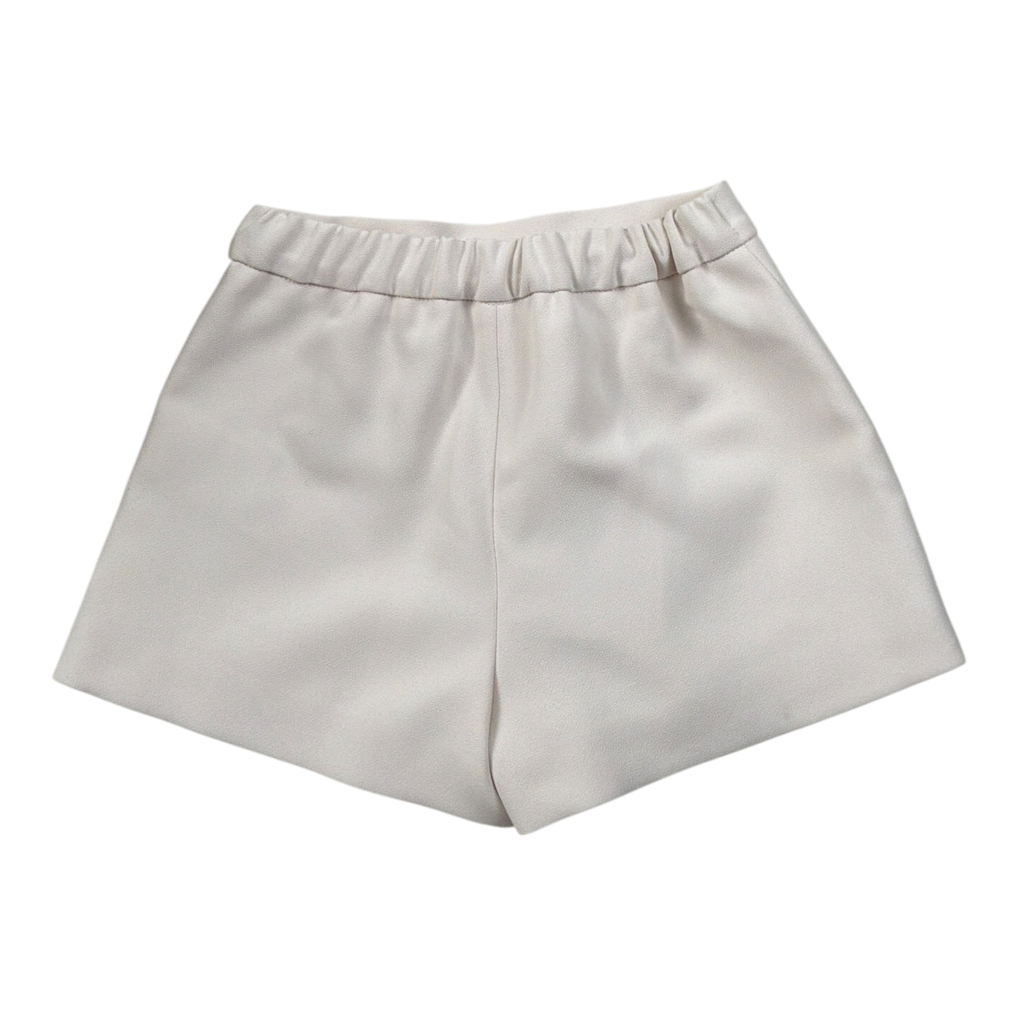 Elisabetta Franchi Short tinta unita con Elastico In Vita Panna per Bambina EGBE025X PANNA ELISABETTA FRANCHI 