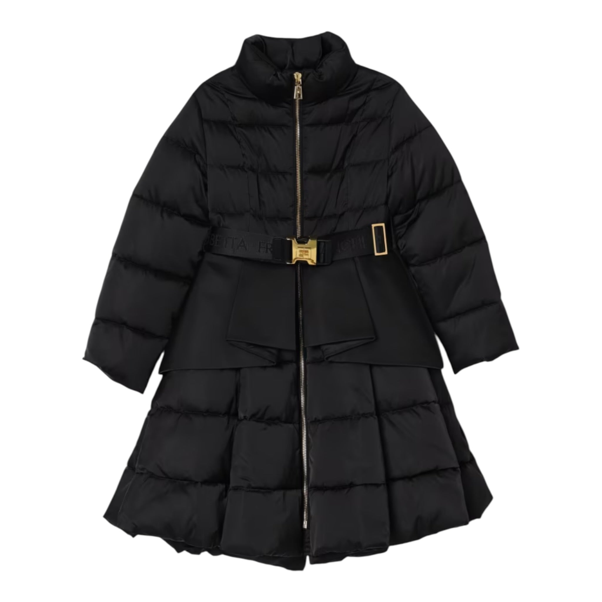 Elisabetta Franchi Giubbino tinta unita Nero per Neonata EGGB036X NERO ELISABETTA FRANCHI 